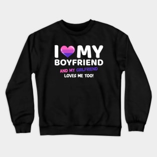 Bisexual relationship Crewneck Sweatshirt